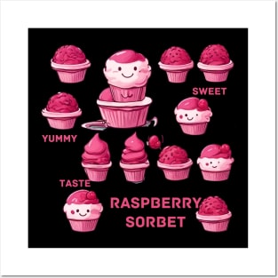 Raspberry Sorbet Sweetie Cartoon Characters Posters and Art